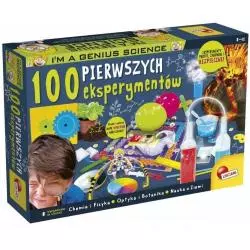 100 PIERWSZYCH EKSPERYMENTÓW MAŁY GENIUSZ WIELKIE LABORATORIUM 8-12 LAT - Lisciani