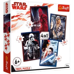 STAR WARS GOTOWI DO STARCIA 342 ELEMENTY PUZZLE 4 W 1 6+ - Trefl