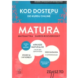 KOD DOSTĘPU DO KURSU ONLINE MATURA MATEMATYKA ZAKRES ROZSZERZONY - WSiP