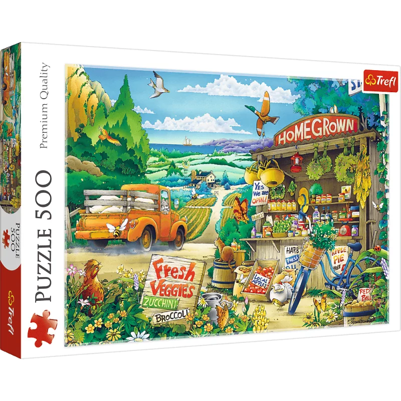 PORANEK NA WSI PUZZLE 500 ELEMENTÓW - Trefl PORANEK NA WSI PUZZLE 500 ELEMENTÓW - Trefl