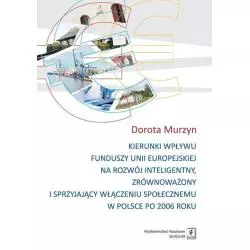 KIERUNKI WPŁYWU FUNDUSZY UNII EUROPEJSKIEJ NA ROZWÓJ INTELIGENTNY, ZRÓWNOWAŻONY I SPRZYJAJĄCY Dorota Murzyn - Scholar