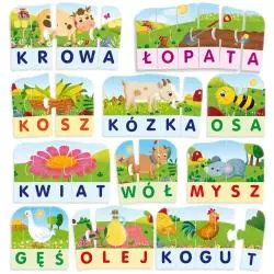 MOJE PIERWSZE SŁOWA FARMA GRA EDUKACYJNA 3-6 LAT - Lisciani