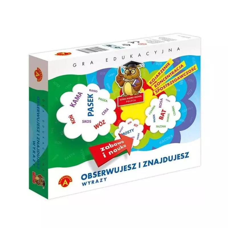 WYRAZY - OBSERWUJESZ I ZNAJDUJESZ GRA EDUKACYJNA 7+ - Alexander