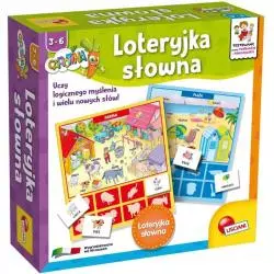 LOTERYJKA SŁOWNA GRA EDUKACYJNA 3-6 LAT - Lisciani