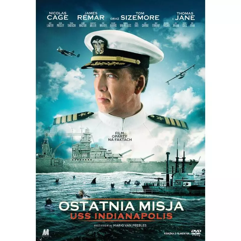 OSTATNIA MISJA USS INDIANAPOLIS KSIĄŻKA + DVD PL - Monolith