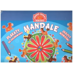 MANDALE. PLAKATY DO KOLOROWANIA. ZESZYT NIEBIESKI - Publicat