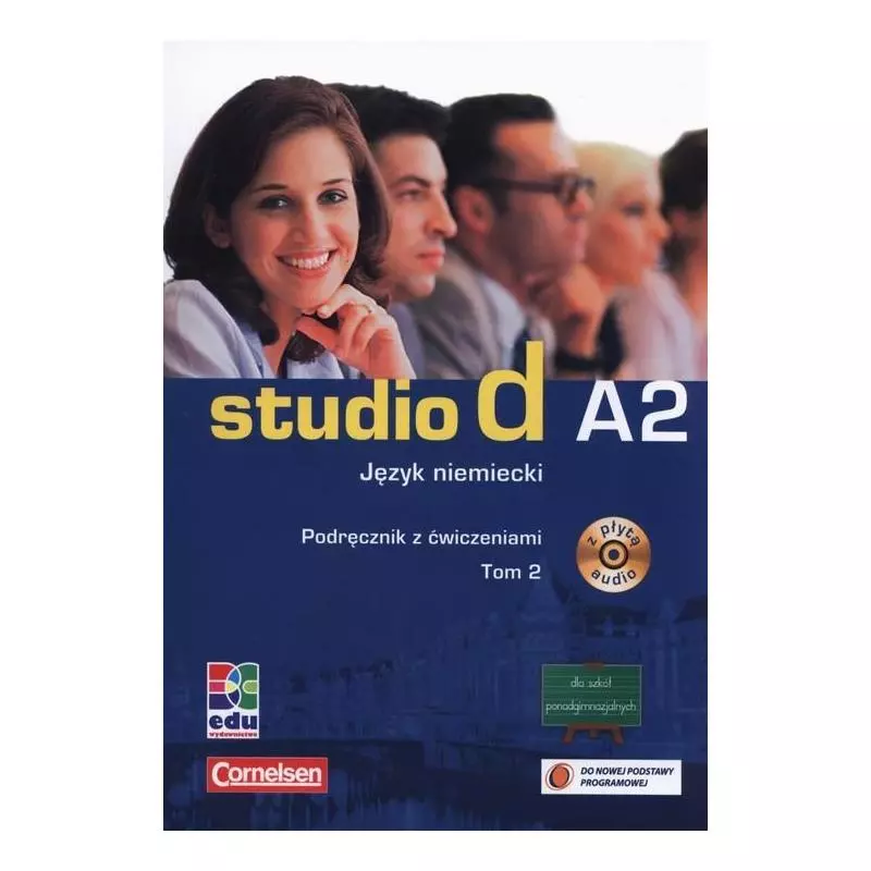 STUDIO D A2 JĘZYK NIEMIECKI PODRĘCZNIK Z ĆWICZENIAMI 2 + CD - Cornelsen