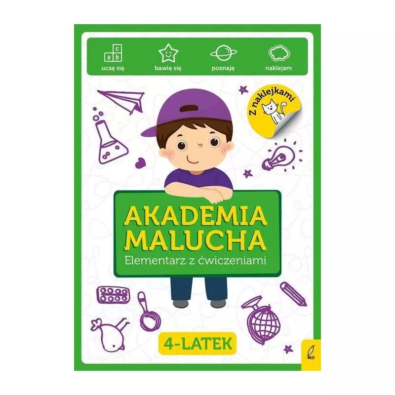 AKADEMIA MALUCHA ELEMENTARZ Z ĆWICZENIAMI 4-LATEK - Wilga
