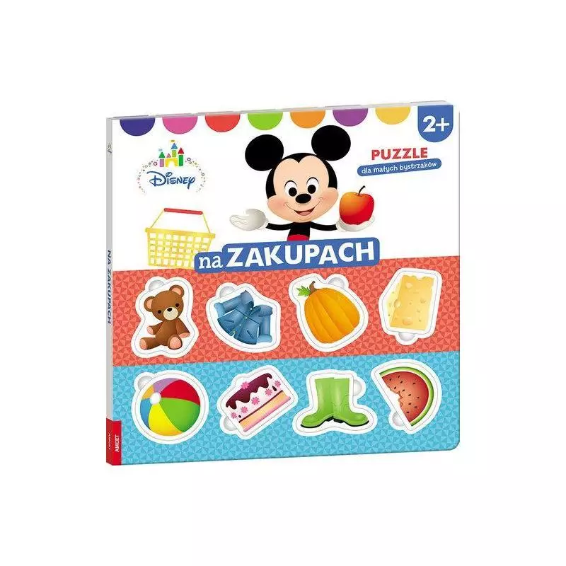 DISNEY PUZZLE DLA MAŁYCH BYSTRZAKÓW NA ZAKUPACH 2+ - Ameet