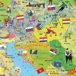 MAPA EUROPY MŁODEGO ODKRYWCY PUZZLE EDUKACYJNE 260 ELEMENTÓW - ArtGlob