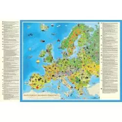MAPA EUROPY MŁODEGO ODKRYWCY PUZZLE EDUKACYJNE 260 ELEMENTÓW - ArtGlob