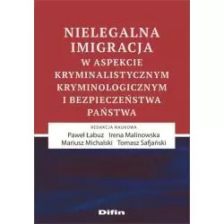 NIELEGALNA IMIGRACJA W ASPEKCIE KRYMINALISTYCZNYM, KRYMINOLOGICZNYM I BEZPIECZEŃSTWA PAŃSTWA - Difin