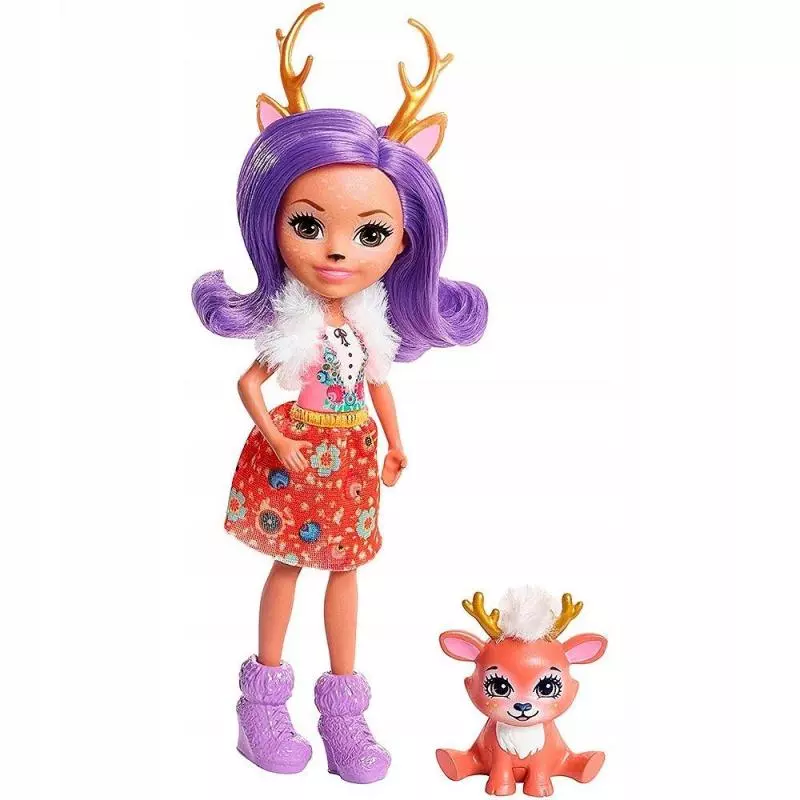 ENCHANTIMALS LALKA DANESSA DEER & SPRINT 4+ - Mattel