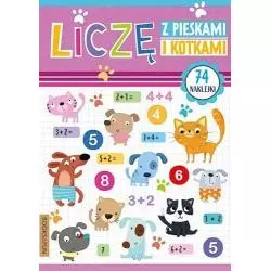 LICZĘ Z PIESKAMI I KOTKAMI 74 NAKLEJKI - Books & Fun