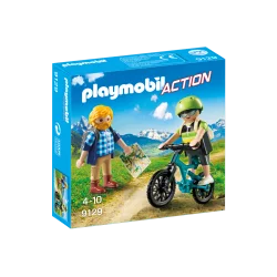 WYCIECZKA ROWEREM GÓRSKIM KLOCKI PLAYMOBIL 9129 4+ - Playmobil