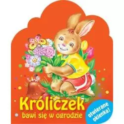 KRÓLICZEK BAWI SIĘ W OGRODZIE OTWIERANE OKIENKA - Zielona Sowa