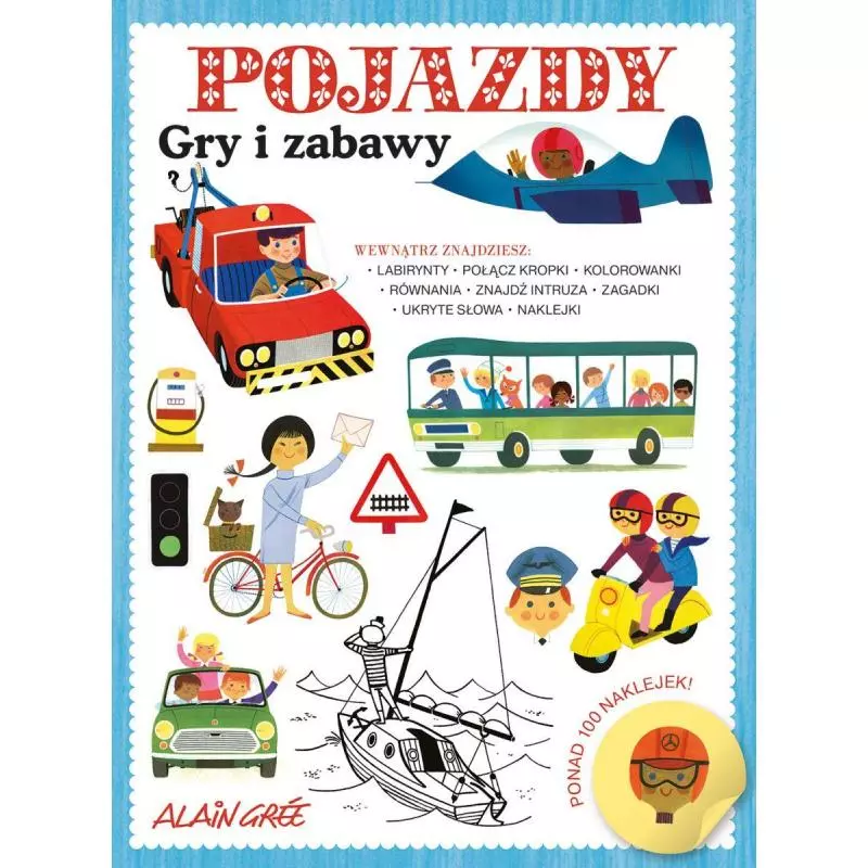 POJAZDY. GRY I ZABAWY 3+ - Olesiejuk