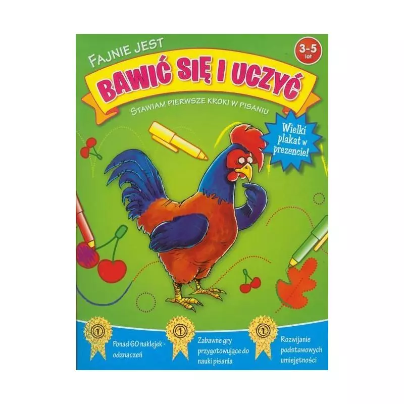 FAJNIE JEST BAWIĆ SIĘ I UCZYĆ 3-5 LAT - Yoyo Books