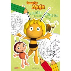 PSZCZÓŁKA MAJA KOLORUJ I NAKLEJAJ - Egmont