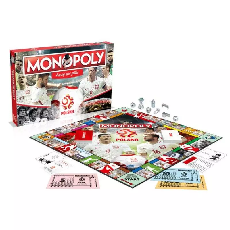 MONOPOLY REPREZENTACJA POLSKI PZPN GRA PLANSZOWA 8+ - Winning Moves