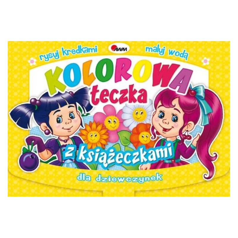 KOLOROWA TECZKA Z KSIĄŻECZKAMI DLA DZIEWCZYNEK 4+ - AWM