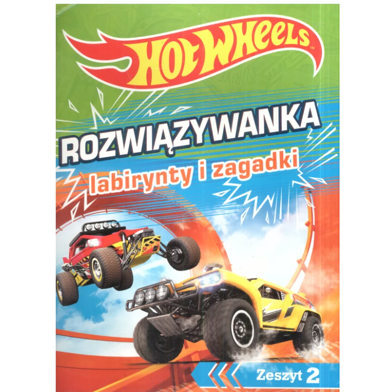 HOT WHEELS ROZWIĄZYWANKA LABIRYNTY I ZAGADKI - Olesiejuk