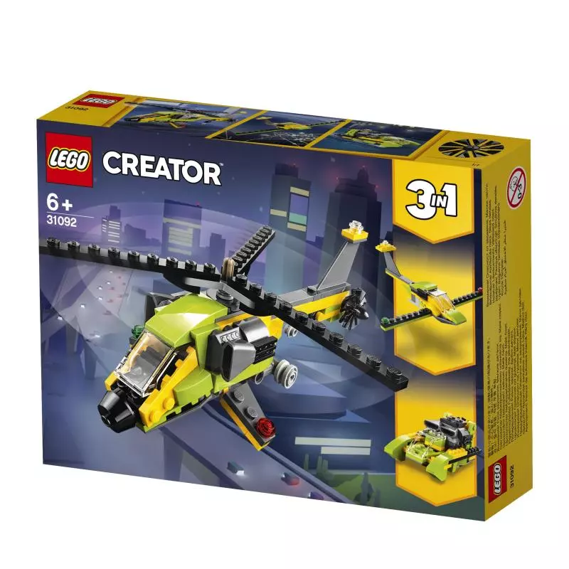 PRZYGODA Z HELIKOPTEREM LEGO CREATOR 3W1 31092 - Lego