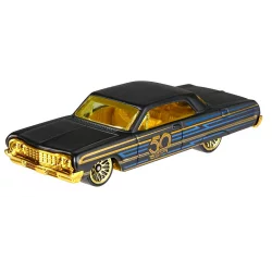 SAMOCHODZIK 64 IMPALA 50 LECIE HOT WHEELS ZŁOTY - Mattel