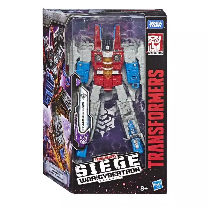 FIGURKA TRANSFORMERS SIEGE WAR CYBERTRATON VOYAGER 8+ - Hasbro
