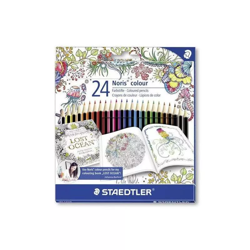 KREDKI OŁÓWKOWE 24 KOLORY NORIS COLOUR - Staedtler