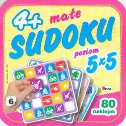 MAŁE SUDOKU 80 NAKLEJEK 4+ Piotr Kozera - AWM