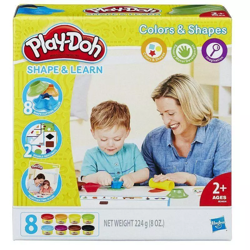 KOLORY I KSZTAŁTY CIASTOLINA PLAY-DOH ZESTAW KREATYWNY 2+ - Hasbro