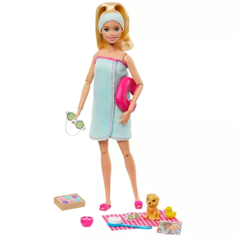 LALKA BARBIE RELAKS W SPA + AKCESORIA 3+ - Mattel