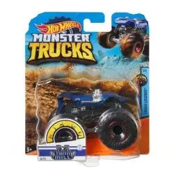 HOT WHEELS SAMOCHODZIK TWIN MILL MONSTER TRUCKS + RAMPA 3+ - Mattel