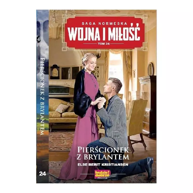 PIERŚCIONEK Z BRYLANTEM WOJNA I MIŁOŚĆ Else Berit Kristiansen - Edipresse