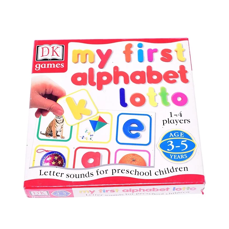 MY FIRST ALPHABET LOTTO 3-5 LAT GRA EDUKACYJNA - DK MEDIA