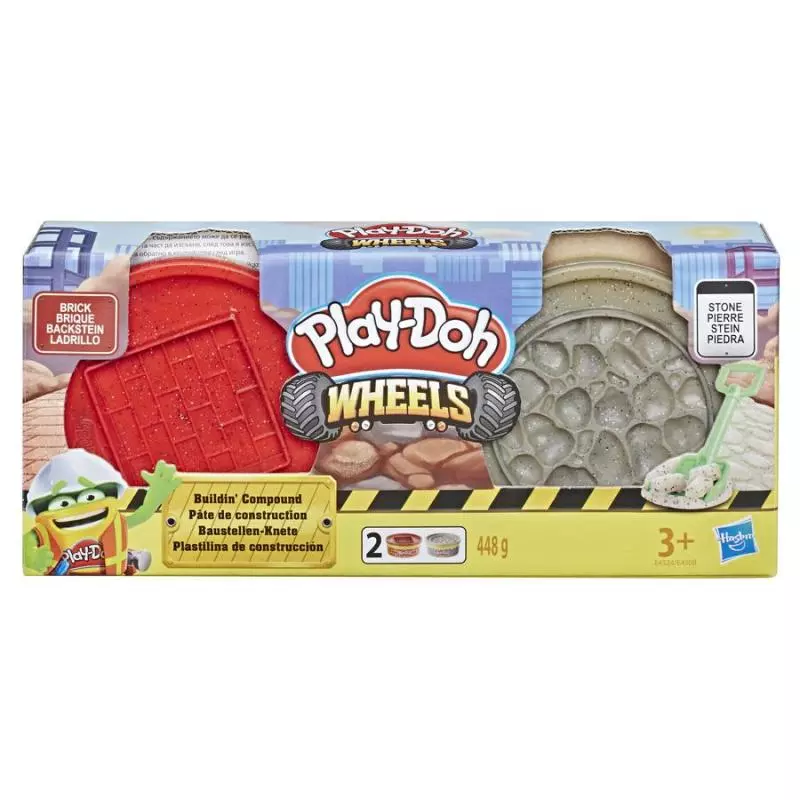 CIASTOLINA PLAY-DOH WHEEL CEGŁA I KAMIEŃ 3+ - Hasbro