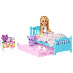 BARBIE CLUB CHELSEA LALKA Z AKCESORIAMI DO SPANIA 3+ - Mattel