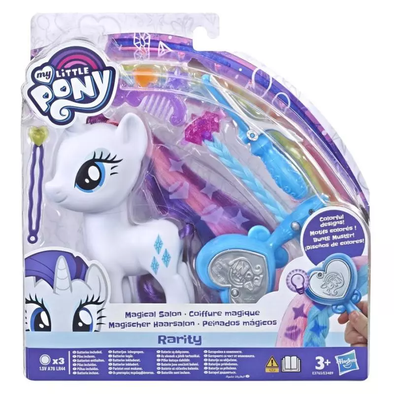 MY LITTLE PONY SALON FRYZJERSKI KUCYK RARITY + AKCESORIA 3+ - Hasbro