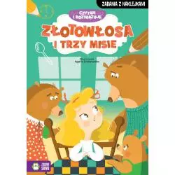 CZYTAM I ROZWIĄZUJĘ ZŁOTOWŁOSA I TRZY MISIE 4+ Agata Dobkowska - Zielona Sowa