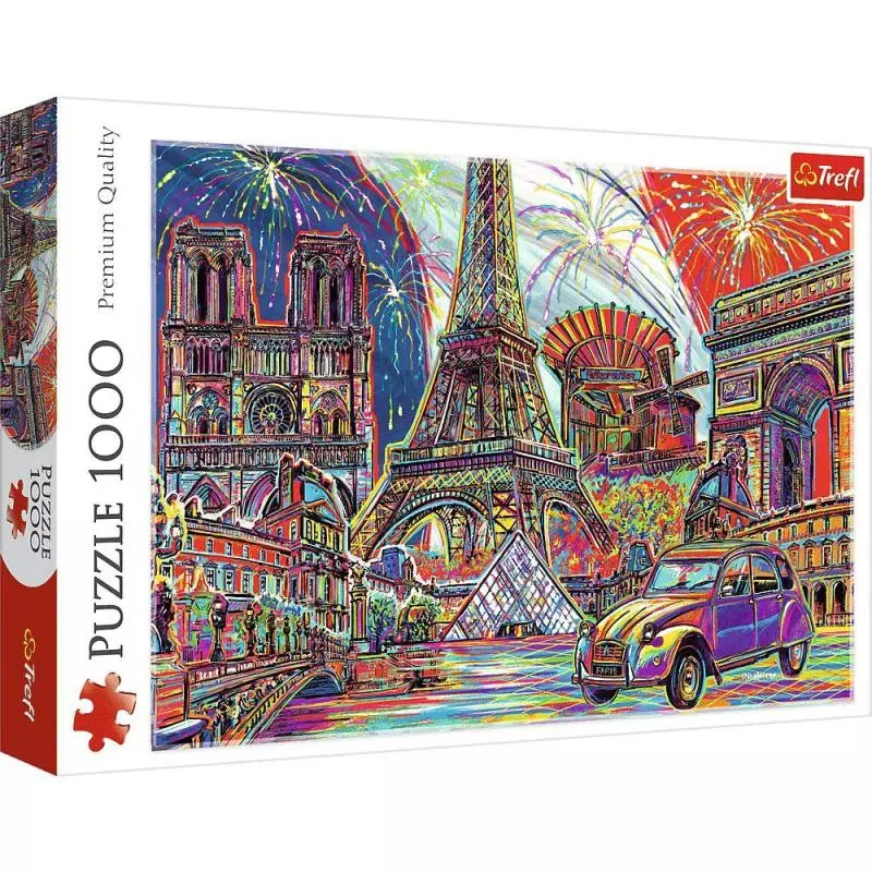 KOLORY PARYŻA PUZZLE 1000 ELEMENTÓW - Trefl