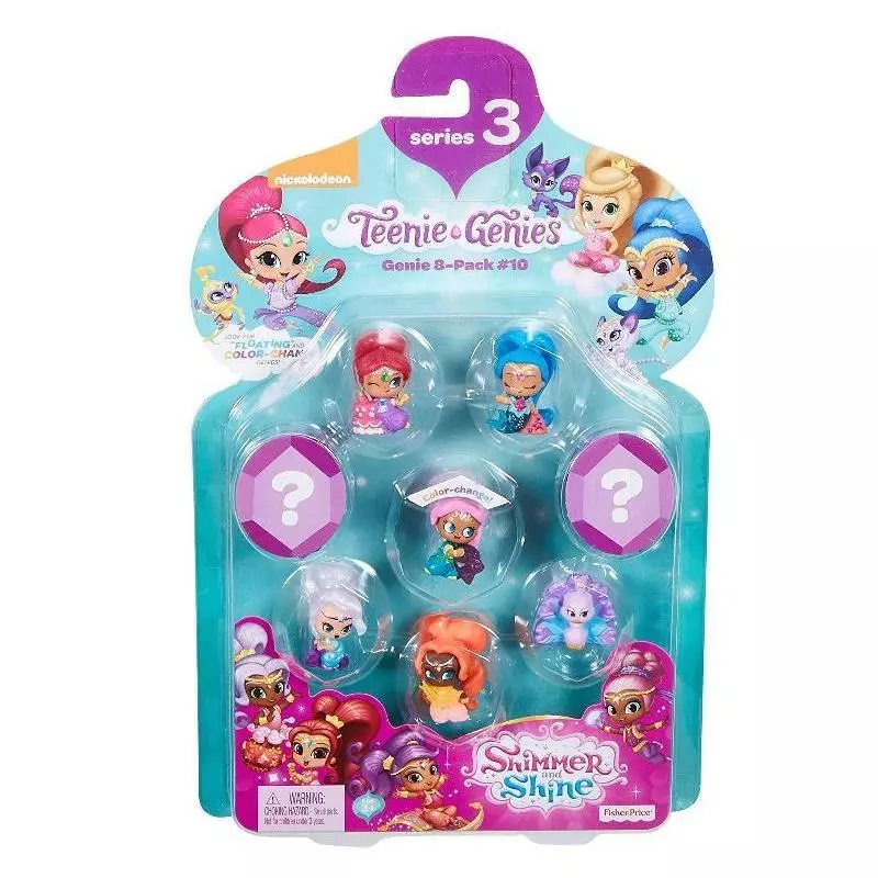 SHIMMER & SHINE 8 FIGUREK DZINÓW FISHER PRICE 3+ - Mattel