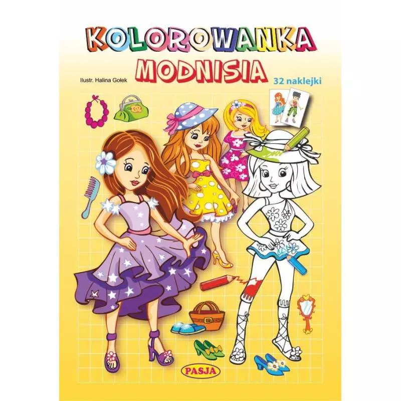 KOLOROWANKA MODNISIA Halina Gołek - Pasja