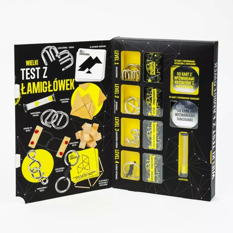 WIELKI TEST ZE 100 ŁAMIGŁÓWEK 8+ - Professor Puzzle