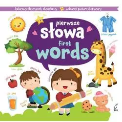 PIERWSZE SŁOWA FIRST WORDS KOLOROWY SŁOWNICZEK OBRAZKOWY - Wilga