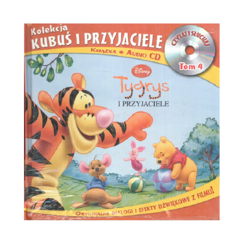 DISNEY KUBUŚ I PRZYJACIELE TYGRYS I PRZYJACIELE 4 + CD - Ameet