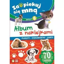 ALBUM Z NAKLEJKAMI ZAOPIEKUJ SIĘ MNĄ ZESZYT 6 - Zielona Sowa