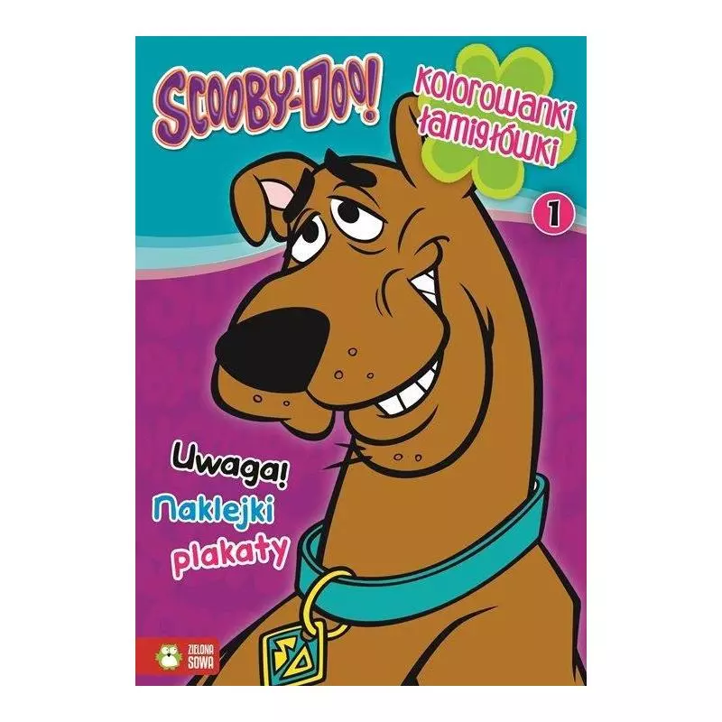 SCOOBY DOO KOLOROWANKI ŁAMIGŁÓWKI 1 6+ - Zielona Sowa SCOOBY DOO KOLOROWANKI ŁAMIGŁÓWKI 1 6+ - Zielona Sowa