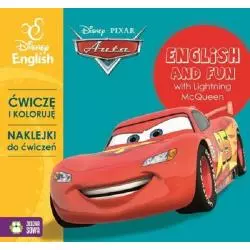 DISNEY AUTA ĆWICZĘ I KOLORUJĘ Z ZYGZAKIEM 4+ - Zielona Sowa