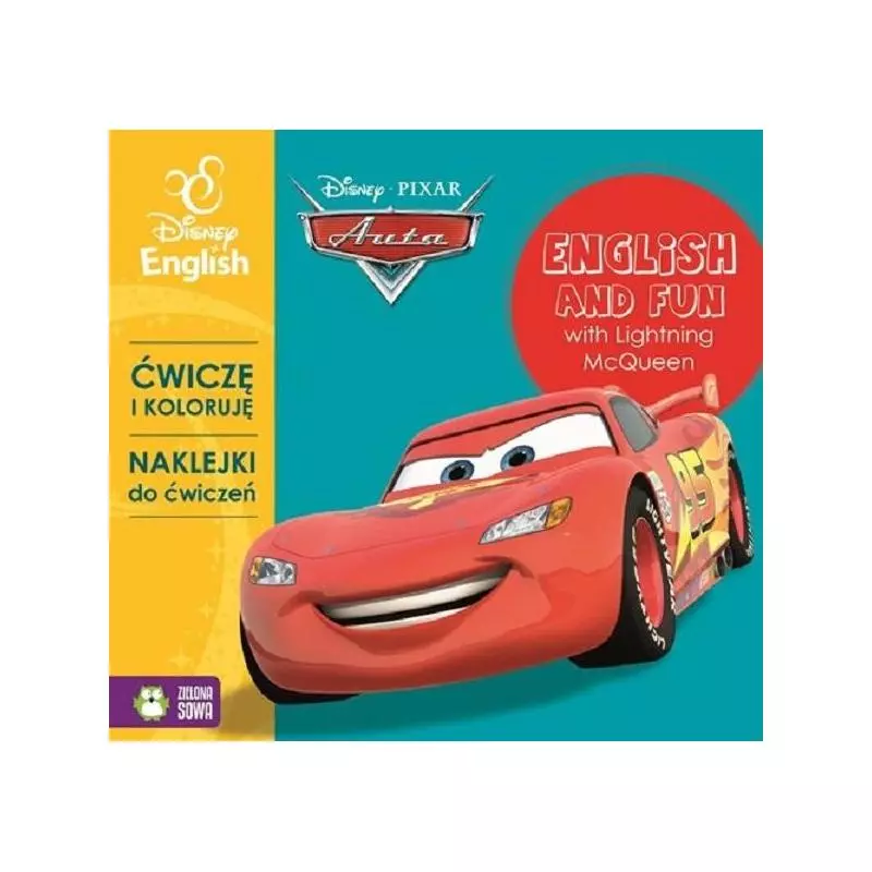 DISNEY AUTA ĆWICZĘ I KOLORUJĘ Z ZYGZAKIEM 4+ - Zielona Sowa DISNEY AUTA ĆWICZĘ I KOLORUJĘ Z ZYGZAKIEM 4+ - Zielona Sowa